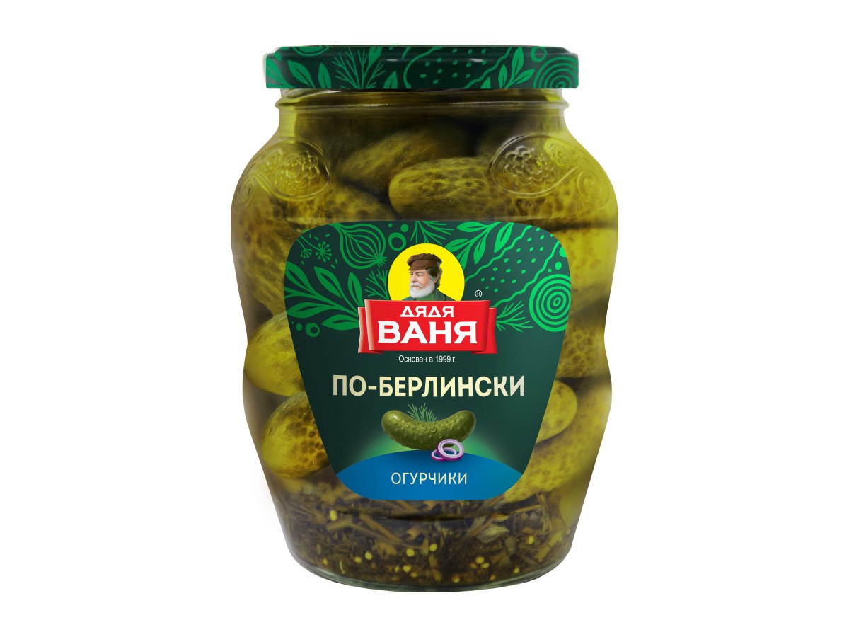 Огурцы Дядя Ваня 680мл по-берлински маринованные