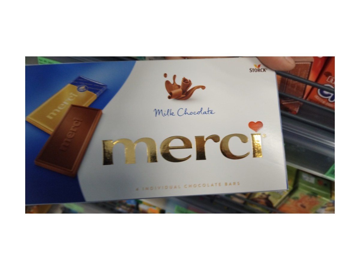 Шоколад молочный Мерси 100гр