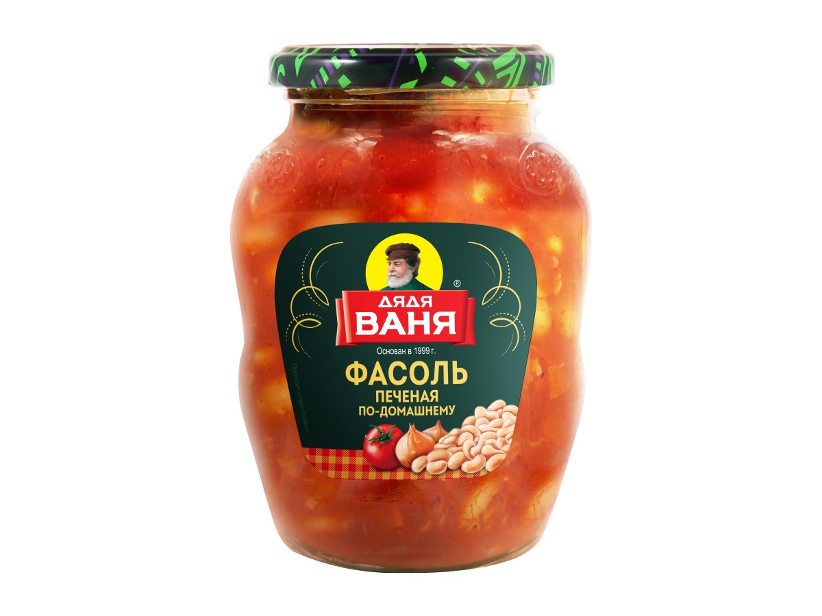 Фасоль Дядя Ваня 370г печеная по-домашнему
