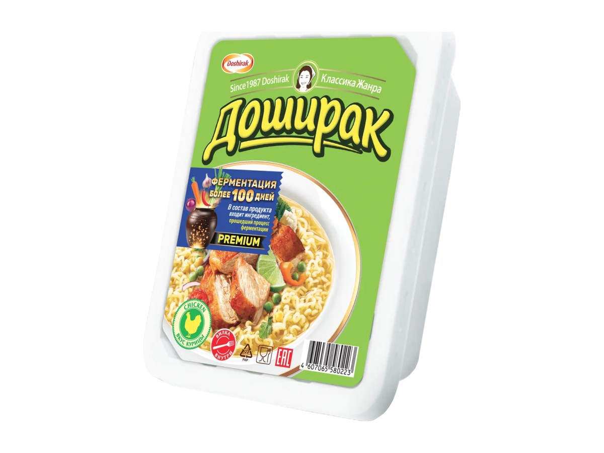 Лапша б/п  Доширак со вкусом курицы 90гр