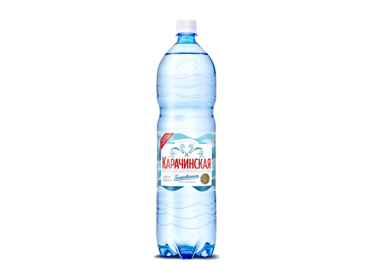 Вода минеральная газированная Карачинская 1,5л