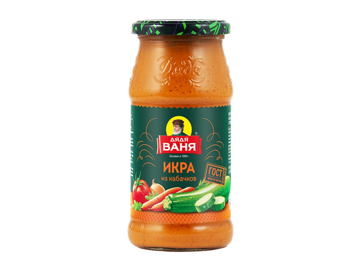 Икра из кабачков Дядя Ваня 460г (1)