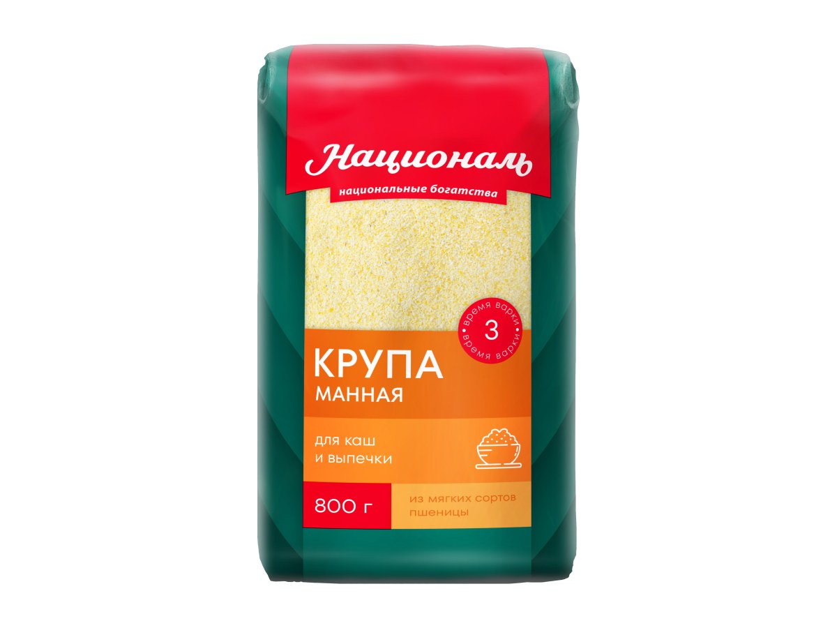 Крупа манная Националь 800г