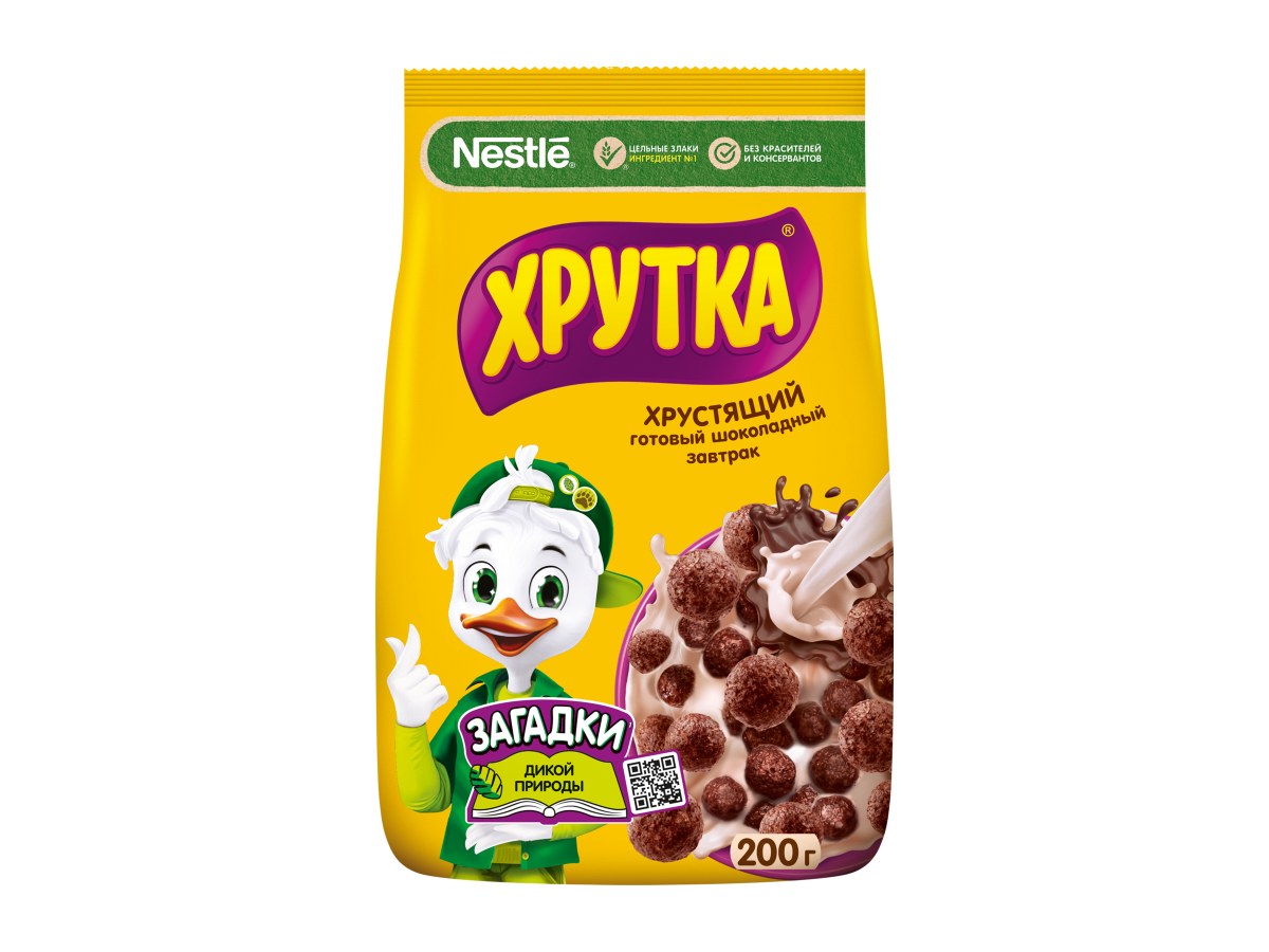 ХРУТКА Готовый шоколадный завтрак Нестле 200гр