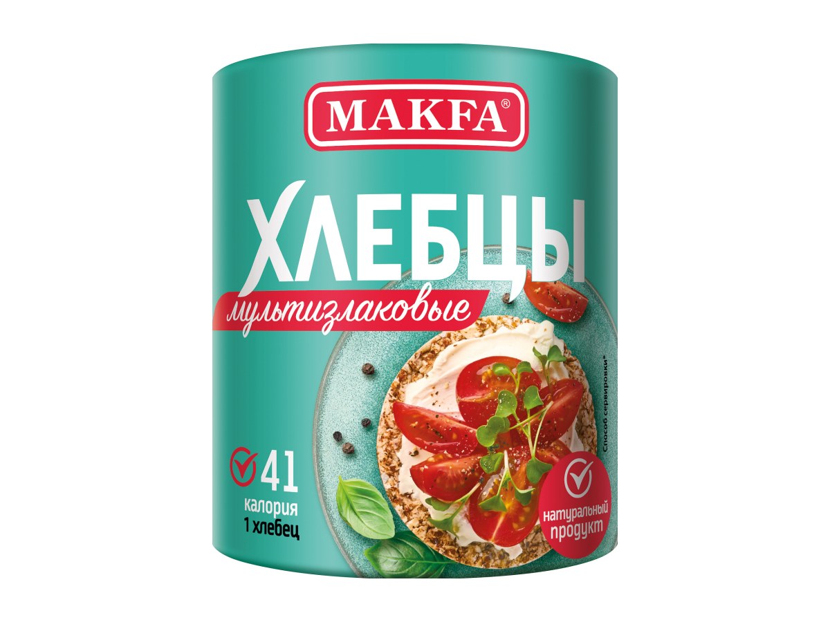 Хлебцы хрустящие зерновые мультизлаковые Макфа 100гр