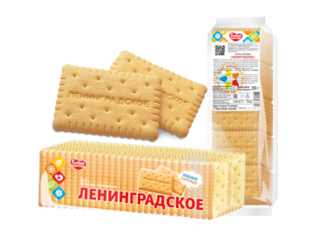Печенье затяжное Ленинградское Сладкая Слобода 320гр