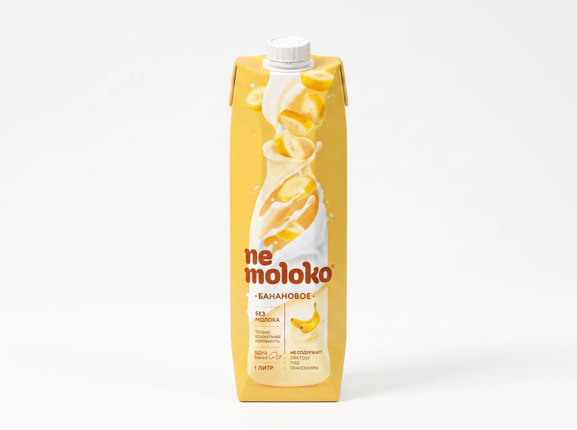 Напиток соевый Nemoloko банановый, 1 л