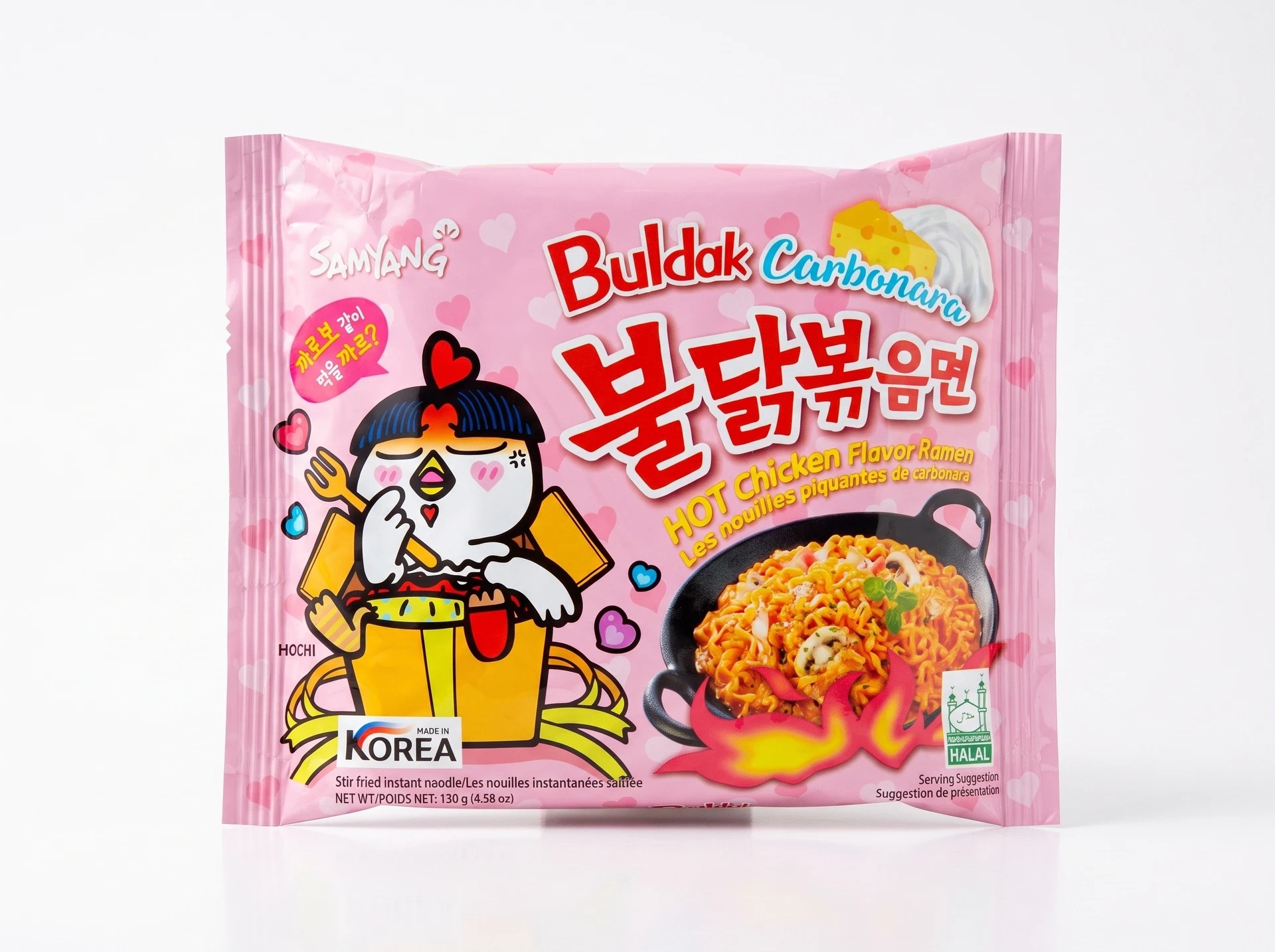 Лапша Samyang Buldak Carbonara острая, 130 г