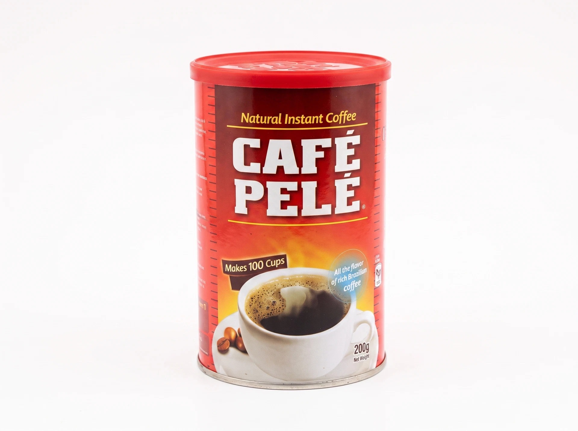 Кофе растворимый Café Pelé, жестяная банка 200 г