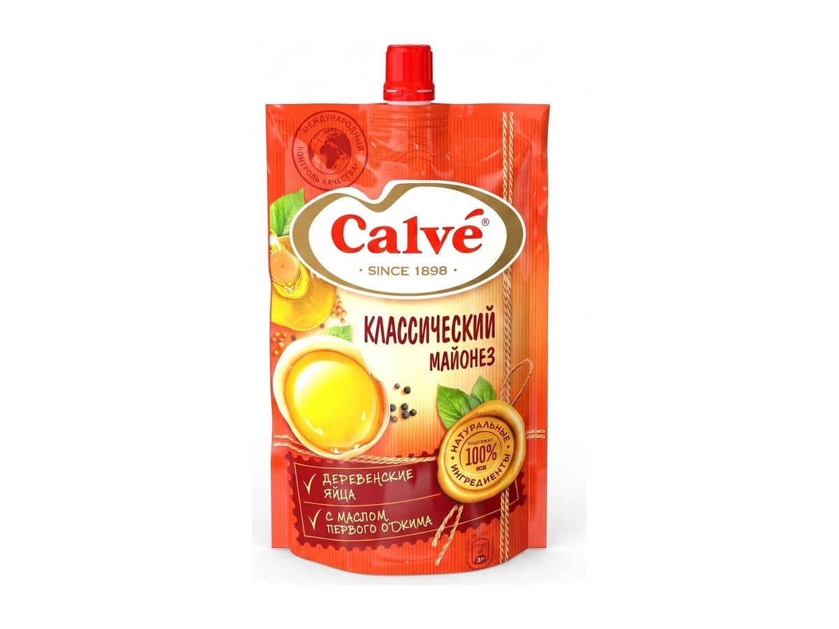 Майонез Calve Классический 50%, 200 мл