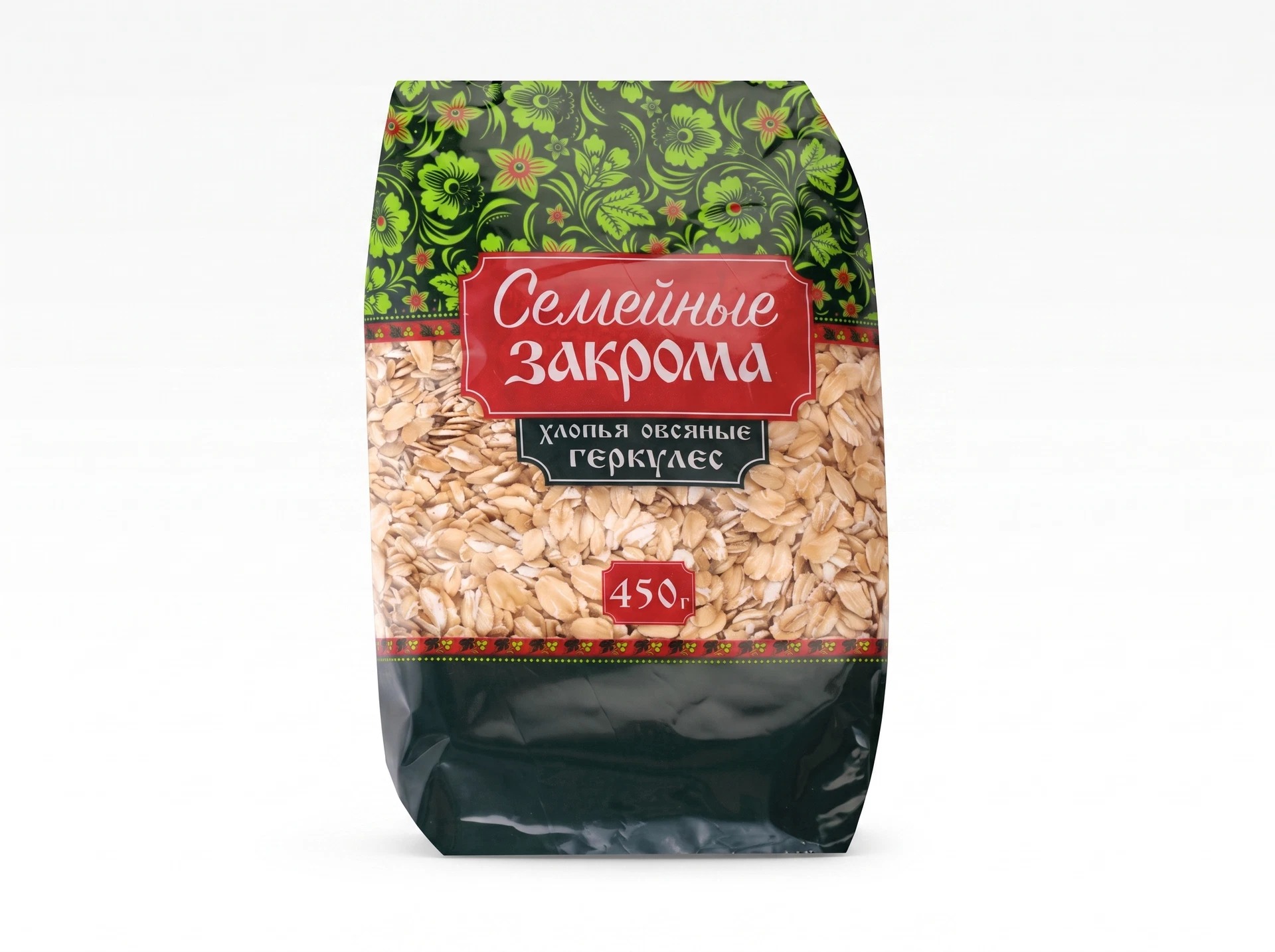 Хлопья овсяные «Геркулес» Семейные закрома, 450 г