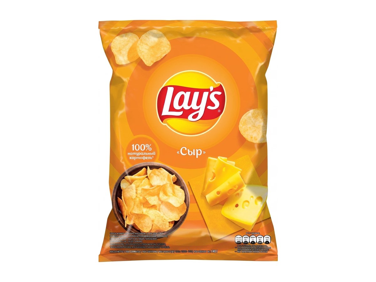 Чипсы Lay's со вкусом сыра, 140 г