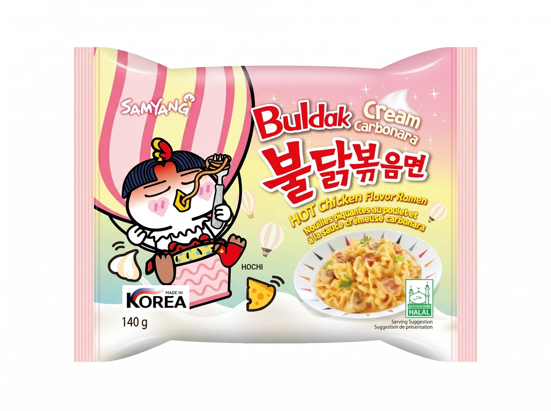Лапша Samyang Buldak Cream Carbonara, 140 г