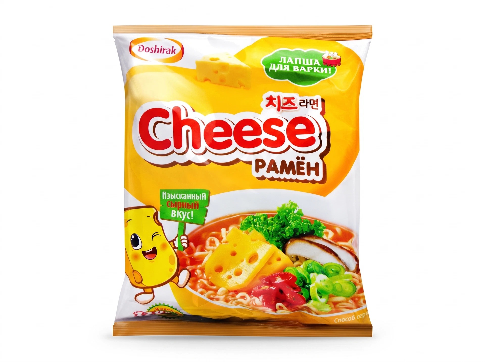 Лапша Доширак Cheese Рамен с сыром, 110 г