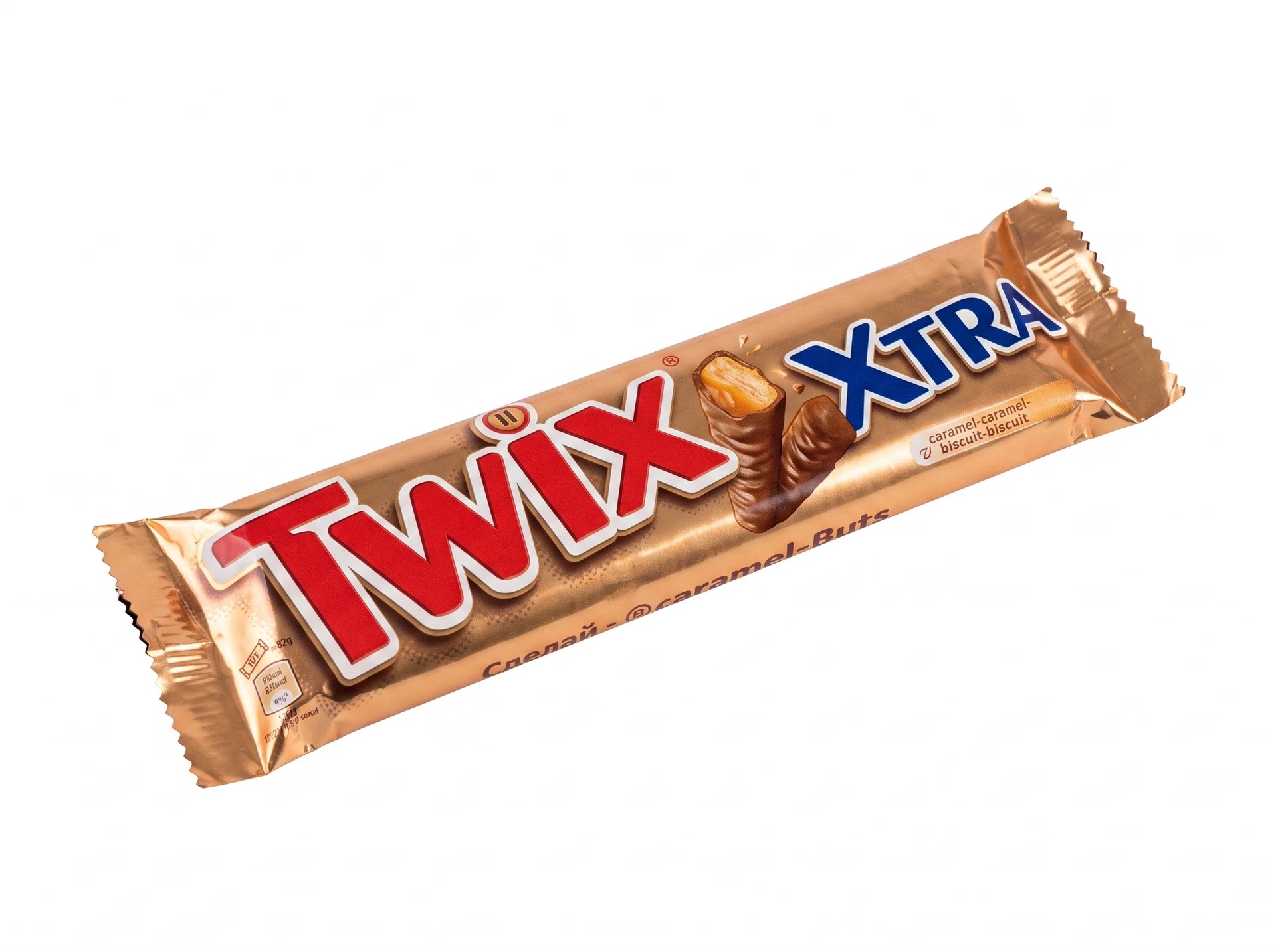 Батончик Twix Xtra с карамелью, 82 г