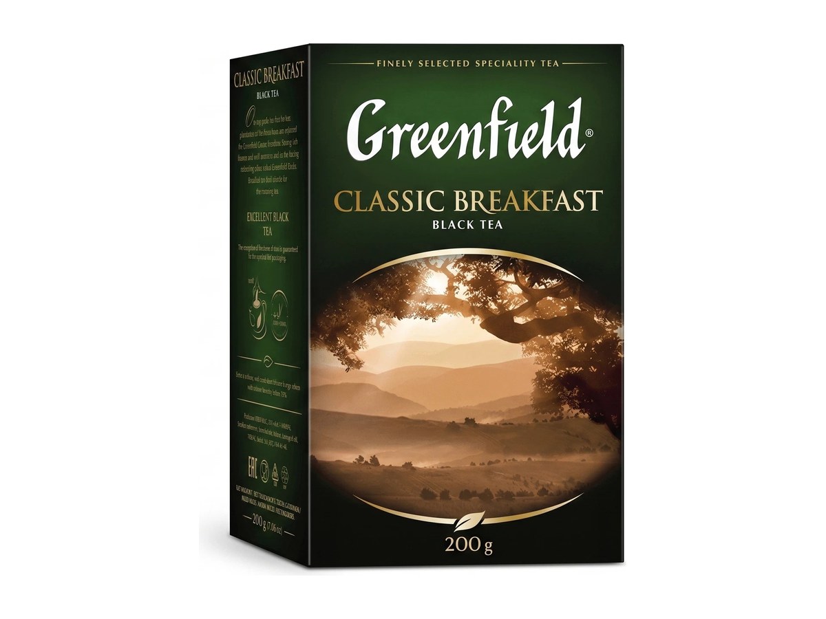 Чай чёрный Greenfield Classic Breakfast, 200 г