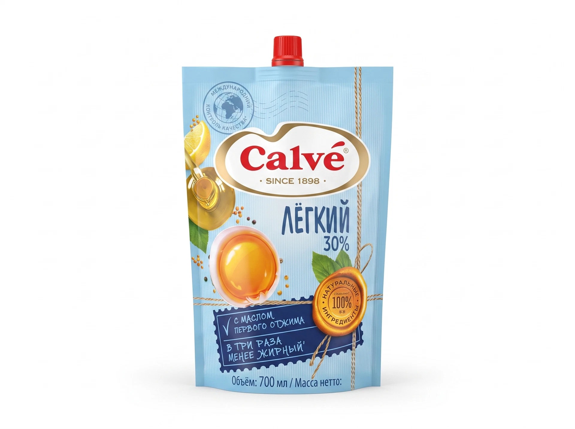 Майонез Calve Лёгкий 20%, 700 мл