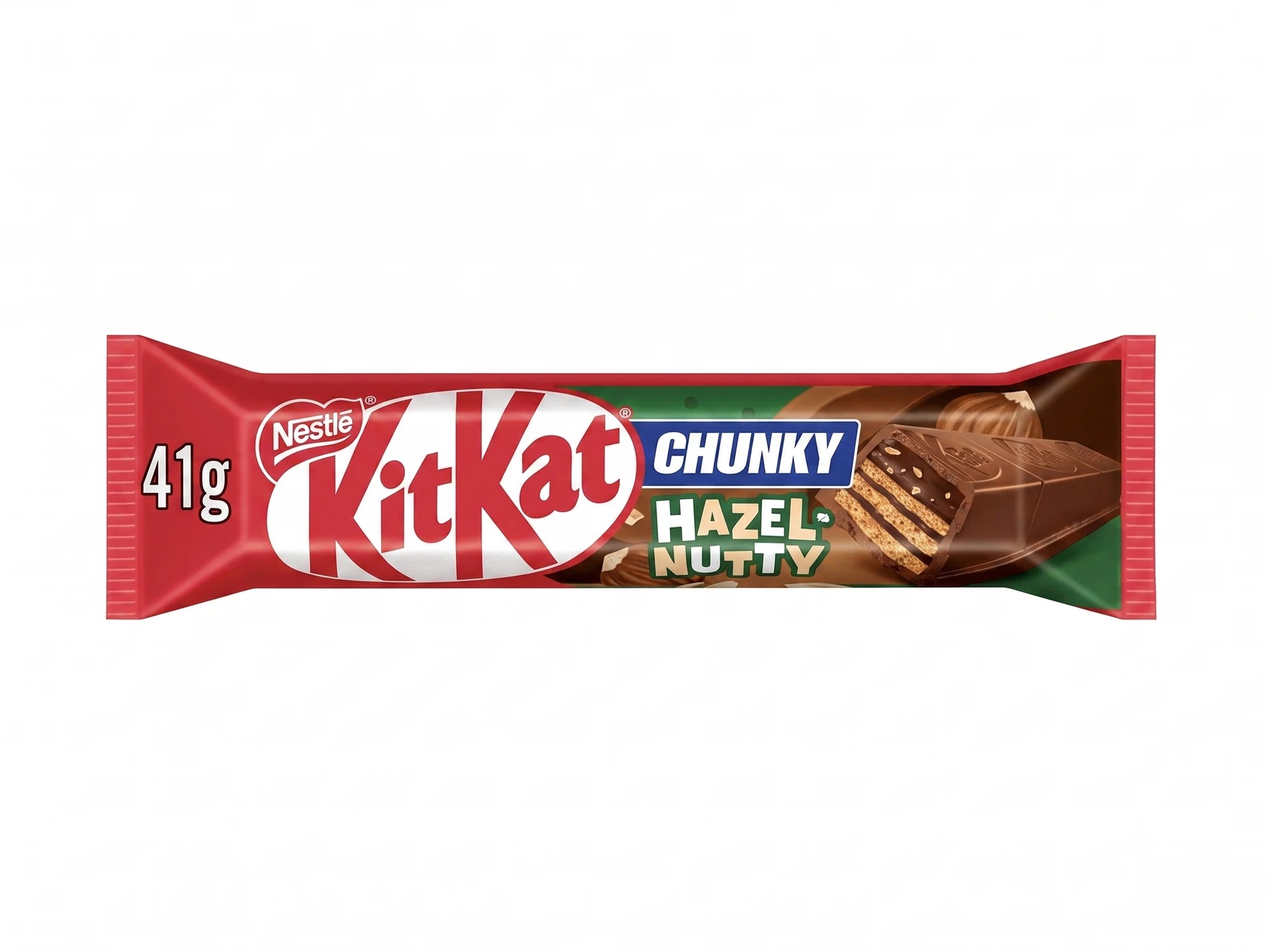 Батончик KitKat Chunky Hazelnut Roasted с жареным фундуком, 40 г