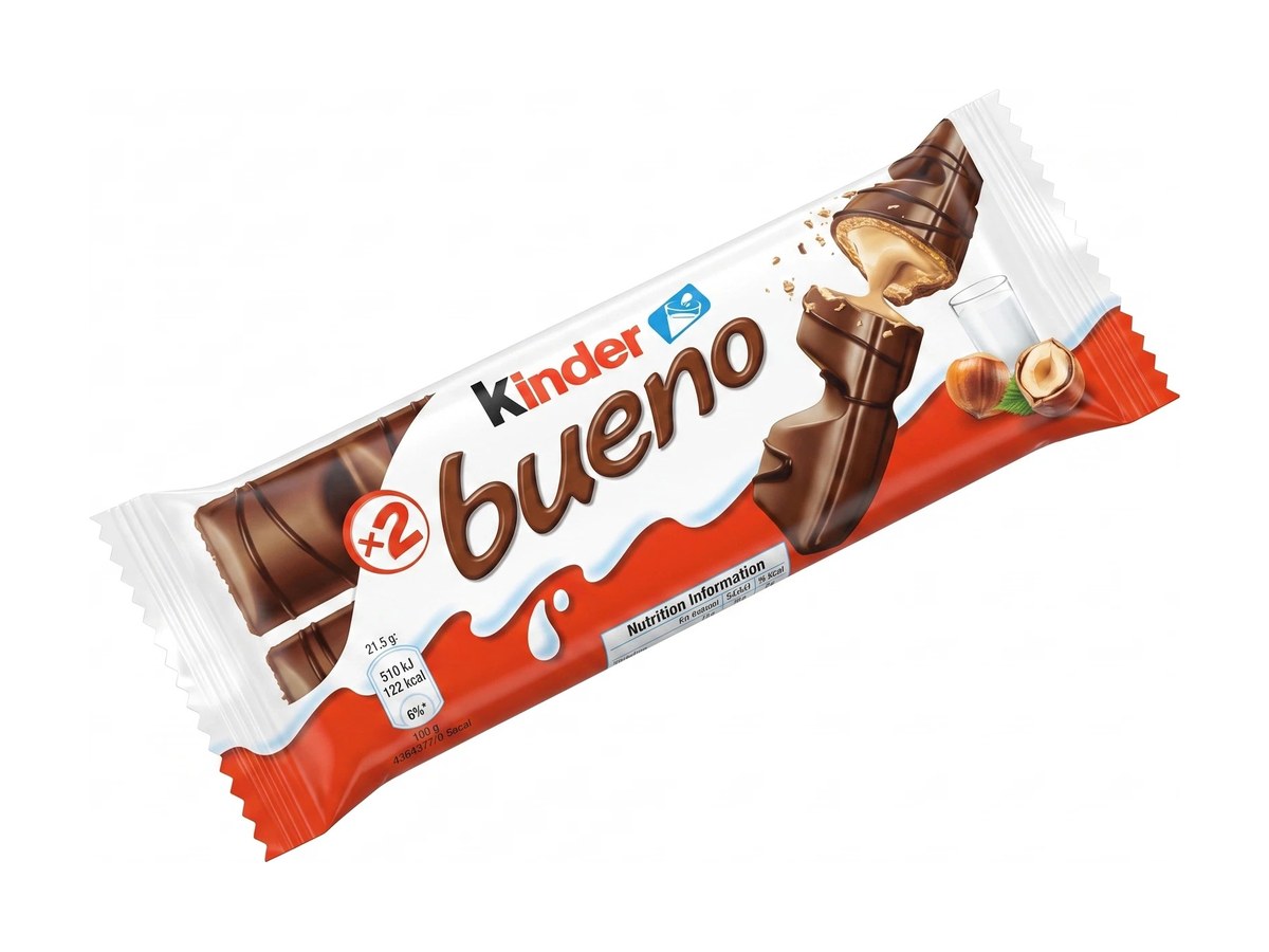 Батончик Kinder Bueno молочно-ореховый, 43 г