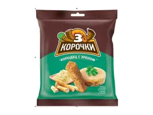 Сухарики ржаные Холодец Хрен Три корочки 40гр