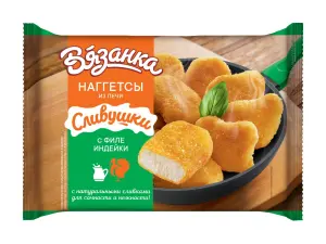 Наггетсы с индейкой Сливушки Вязанка 250гр