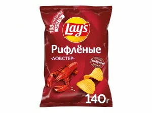 Чипсы Lay's Рифлёные «Лобстер», 140 г