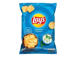 Чипсы Lay's «Сметана и зелень», 140 г