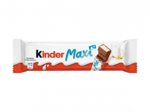 Батончик Kinder Maxi молочный шоколад с молочной начинкой, 21 г