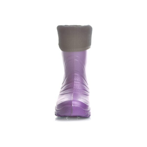 Сапоги LEMIGO для девочки зимние резиновые 861 фиолетов-(черн-красн)